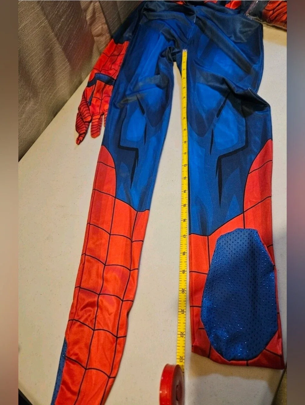 Marvel Spiderman Child Large 10-12 Costume‎ Spandex Zentai Suit Mask Jazwares
